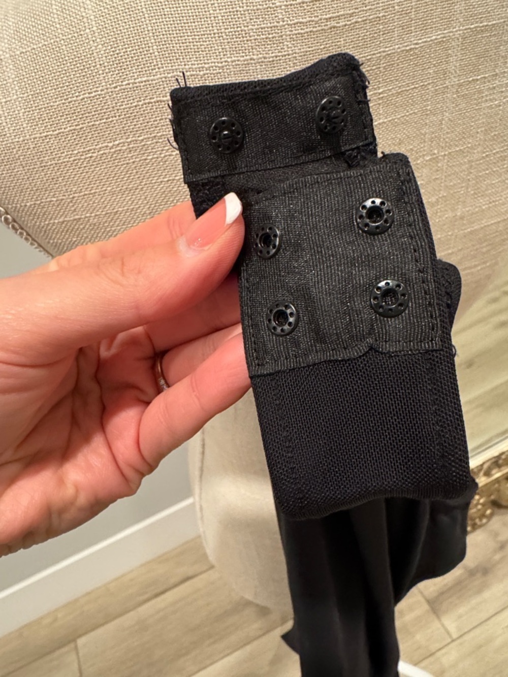 Lulu's Black Lace & Mesh Long-Sleeve Scoop Bodysuit - Picture 4 of 4